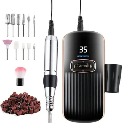 Imagen del producto de Kit eléctrico para pedicura, ideal para profesionales