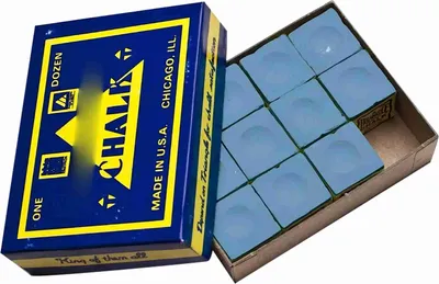 Obrázek produktu pro Křídové kostky na kulečník, profesionální příslušenství na kulečníkové tágo pro domácí hry, 12 balení v modré barvě