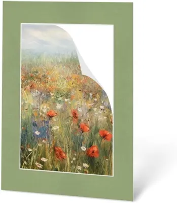Productafbeelding van Passe-partout op maat - Fotolijst accessoire - Kunst presenteren - Zuurvrij en verouderingsbestendig - 48x68 cm - Keuze uit 15 kleuren