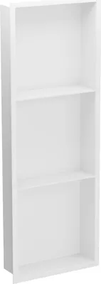 Produktbild von Mexen X-Wall-R Einbauregal mit Flansch und Auflage 90 x 30 cm, Weiß - 1920903010S