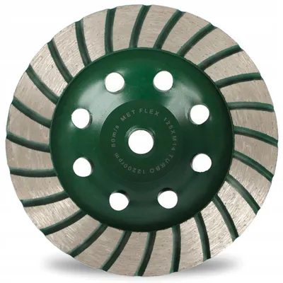 Produktbild von Met-Flex Turbo Diamantschleifscheibe Beton 125 mm