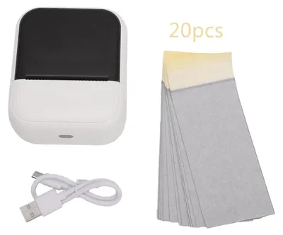 Produktbild von Tattoo-Thermodrucker C50, 203 DPI, Bluetooth, 1200 mAh, mit 20 Transferpapieren
