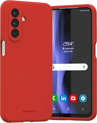 Produktbild von Mercury Silikonhülle für Samsung Galaxy A26 Rot