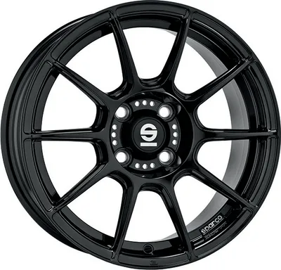 Produktbild von Alufelge Sparco Sparco Ff 1 7X17 4X100 Et 33 Gloss Black