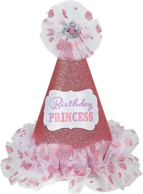 Productafbeelding van Amscan Feesthoedje Birthday Princess 22,8 Cm Papier