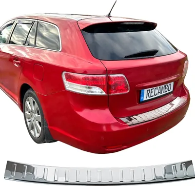Zdjęcie produktu dla Chromowana osłona zderzaka ze stali nierdzewnej pasująca do Toyota Avensis Estate | T27 | BJ 2008-02/2015