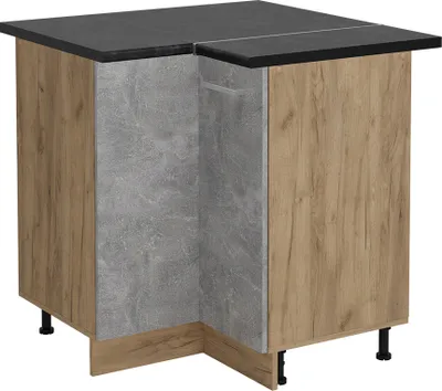 Produktbild von Eckunterschrank Vicco R-Line Beton 75.6 cm , AP Anthrazit, Model 53502
