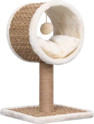 Image de vidaXL Arbre à chat avec tunnel et jouets 56 cm Herbe de mer