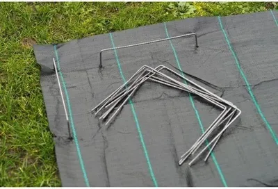 Produktbild von Befestigungsnägel, 20 Stück, 25 x 20 cm, Metall, Für Unkrautvlies