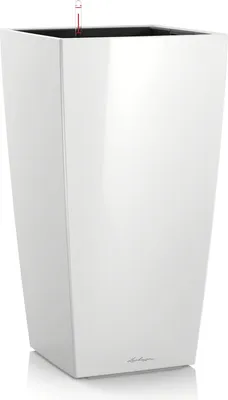 Obrázek produktu pro Lechuza Samozavlažovací květináč Cubico Premium 30 cm, bílá