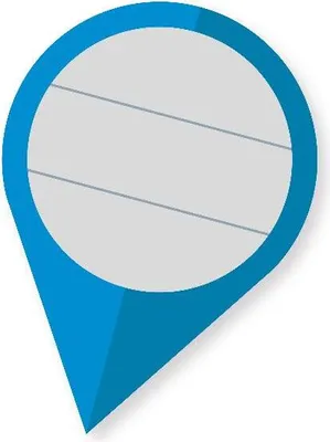 Produktbild von Itenga Sticker 10 x Pin-Sticker blau