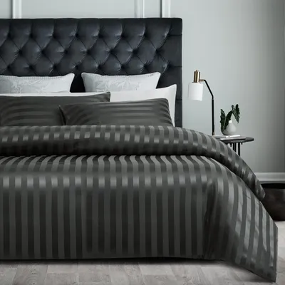 Produktbild von Omgoods – Satinsatin-Bettwäsche-Set, 200 x 200 cm, mit Kissenbezügen