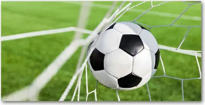 Produktbild von Tulup® Leinwandbild -100x50 cm - Wandkunst - Drucke auf Leinwand - Leinwanddruck  - Sport - Grün - Ball im Tor
