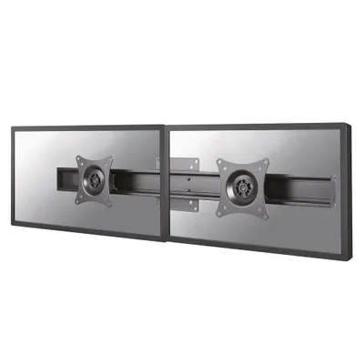 Produktbild von Neomounts FPMA-CB200BLACK Doppeltraverse-Monitorhalterung 10-27", Schwarz, Aluminium, 7 kg, Wand, 100 x 100,75 x 75 mm, 68,6 cm (27")