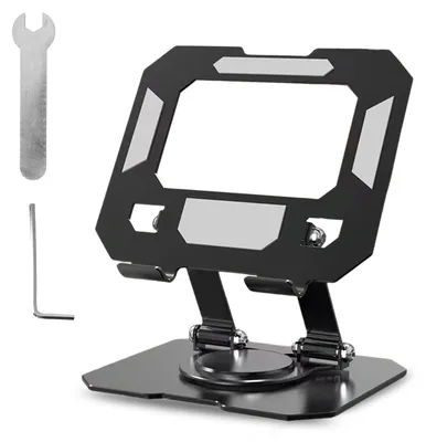 Imagen del producto de Soporte para tablet de aluminio Solidchoice, con rotación de 360° y ajuste de altura