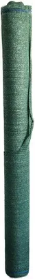 A rolled-up piece of green fabric or netting.