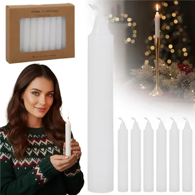 Immagine prodotto di Portacandele da tavolo bianco Set di 20 pezzi Natale