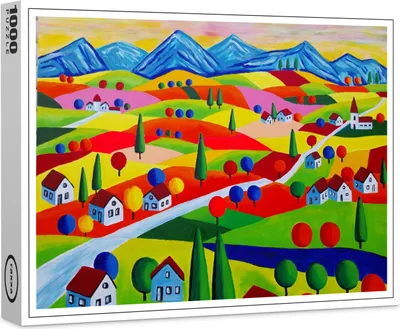 Image de puzzle premium raxxa "Préalpes", 1000 pièces