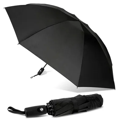 Produktbild von Automatischer Faltregenschirm – Winddicht, Leicht & Kompakt – Regenschirm für Damen und Herren, Umgekehrtes Design, Wasserdicht, 8 Verstärkte Streben, Reisegeeignet
