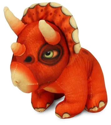 Zdjęcie produktu dla Pluszowy dinozaur triceratops zabawka dla dzieci