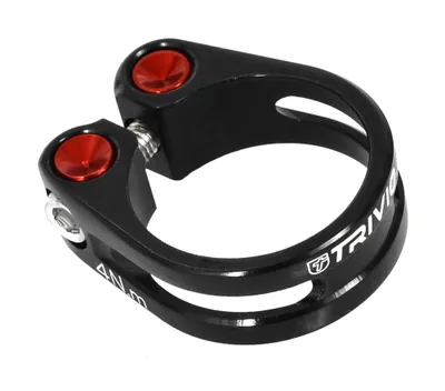 Produktbild von TRIVIO Sattelstützenklemme CNC Aluminium schwarz 34,9mm