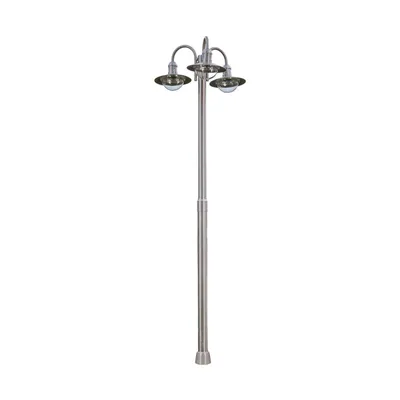 Produktbild von Lindby Außenleuchte Damion, 200 cm, 3-flammig, E27, IP44