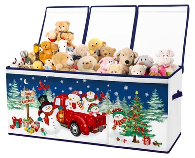 Immagine prodotto di Contenitore per giocattoli per bambini, con coperchio, colorato, di dimensioni compatte, ideale per la cameretta