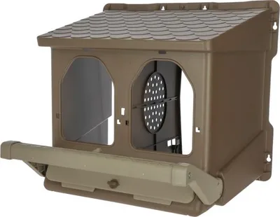 Produktbild von KERBL Doppellegenest Nestbox recyceltem Kunststoff Eierablage Braun 73146/1