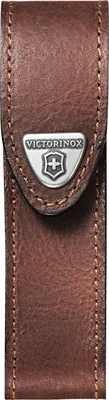 Imagen del producto de Estuche de cuero Victorinox, color marrón
