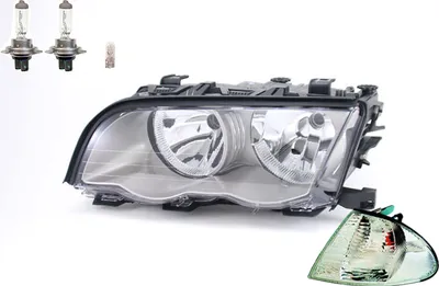 Produktbild von Scheinwerfer passend für BMW 3er E46 02/98- 08/01 Links Leuchtmittel Blinker 63126908215 6908215 63128387343 63136902769 6902769 Johns