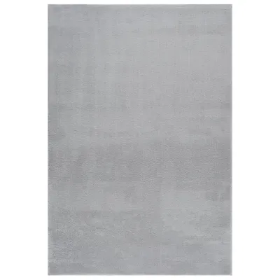Produktbild von Teppich Waschbar Flauschig Kurzflor 160x230 Rutschfest Grau