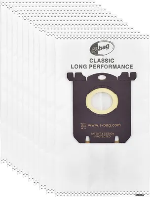 Image de INF Lot de 10 Sacs Aspirateur Compatibles Electrolux S-bag, Filtration