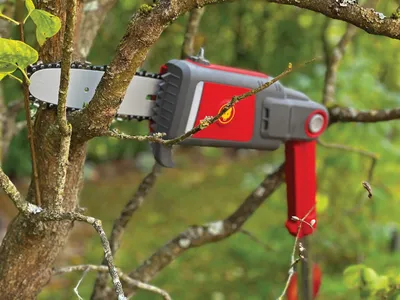 Produktbild von WOLF-Garten PS 20 eM e-multi-star, 5,5 m/s, 0,08 l, Grau, Rot, Akku, 18 cm, 2,1 kg
