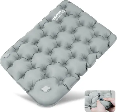 Image de Coussin de sol gonflable pour camping EULANT, imperméable, à gonfler manuellement, ultraléger