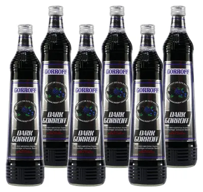 Produktbild von Gorroff Dark Likör mit Wodka (6 x 0,7L)
