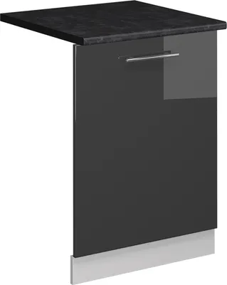Produktbild von Geschirrspülblende Vicco Fame-Line Anthrazit Hochglanz 60 cm , AP Anthrazit, Model 54834