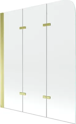 Immagine prodotto di Mexen Felix paratia da vasca da bagno 3-ali 120 x 140 cm, trasparente, oro - 890-120-003-50-00