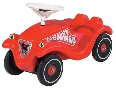 Zdjęcie produktu dla Big Bobby Car Classic z oponami Whisper czerwony 56053