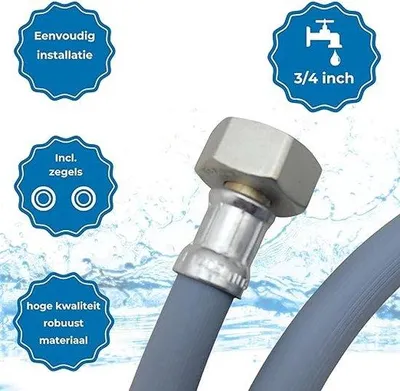 Produktbild von Famanu Sicherheitszulaufschlauch Aquastop für Waschmaschinen und Geschirrspüler - 4 m