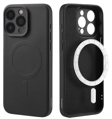 Imagen del producto de Funda de Colores con MagSafe para Apple iPhone 15 Pro Max - Negro