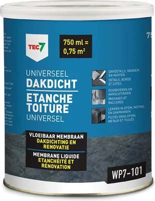 Produktbild von WP7-101 Universelle Dachabdichtung - Flüssigmembran - Tec7