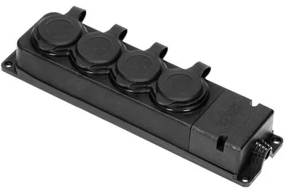 Obrázek produktu pro Odolná gumová rozbočka ORNO OR-AE-13167, 4x zásuvka, IP44