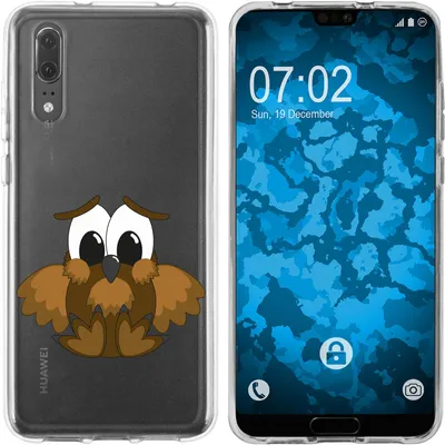 Produktbild von PhoneNatic Case kompatibel mit Huawei P20 Silikon-Hülle Cutiemals M9