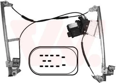 Produktbild von VAN WEZEL 5825264 Elektrischer Fensterheber Vorne Rechts für VW POLO (6N2)