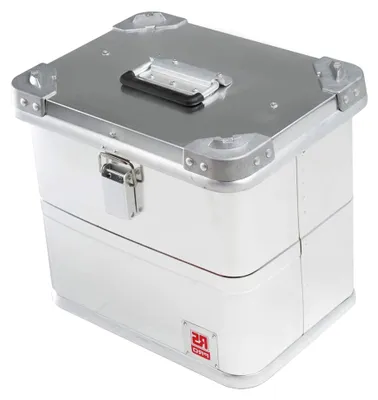 Produktbild von Transportkoffer aus Aluminium, Außenmaße 340 x 380 x 285 mm / Innenmaße 310 x 350 x 250 mm