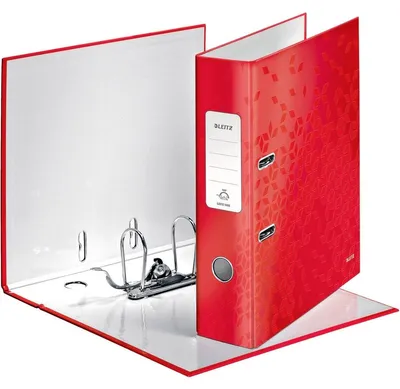 Produktbild von LEITZ 10050026 LEITZ Ordner rot Karton 8,0 cm DIN A4