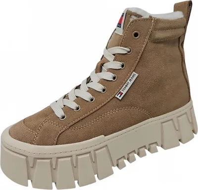 Produktbild von Tommy Hilfiger Vulc. Plattform Schnürstiefel Braun in Gr. 41