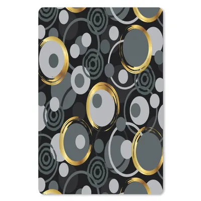 Produktbild von MuchoWow® Mauspad Mousepad Gold - Kreis - Muster 18x27 cm - Mousepads - Maus Mat - Pad - Mausunterlage