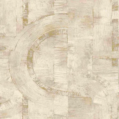 Produktbild von Vliestapete Retrotapete Beige Vintage Optik 554755 Mustertapete Composition