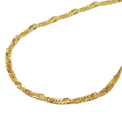 Produktbild von Kette 14mm Singapurkette 9Kt GOLD 45cm gold 1,4mm